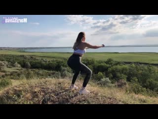 fucked a fit girl right during a workout in nature [russian porn homemade sex fuck fuck girls young blowjob fuck suck